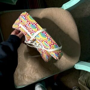 Rainbow platform vans